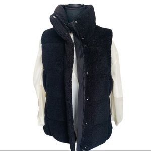NWT Talbots Down Alternative Black Vest